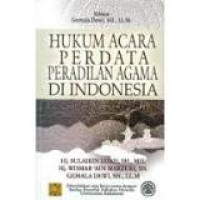 Hukum acara perdata peradilan agama di Indonesia