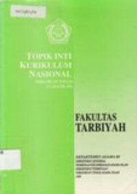 Topik inti kurikulum nasional fakultas tarbiyah