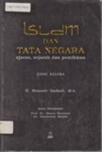 Islam dan tata negara: ajaran, sejarah dan pemikiran