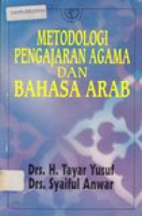 Metodologi pengajaran agama dan bahasa arab