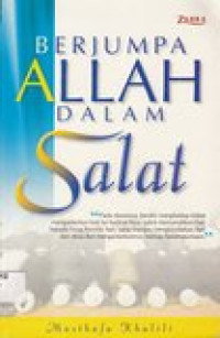 Berjumpa Allah dalam shalat
