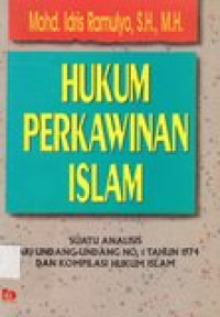 Hukum perkawinan islam: suatu analisa dari UU No. 1 Tahun 1974 dan kopilasi hukum islam