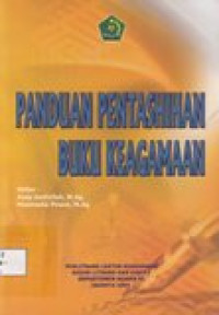 Panduan pentashihan buku keagamaan