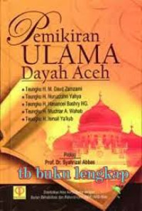 Pemikiran ulama dayah Aceh