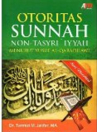 Otoritas sunnah non-tasyri 'iyyah menurut Yusuf Al-Qaradhawi