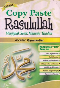 Copy paste Rasulullah: menjiplak sosok manusia teladan