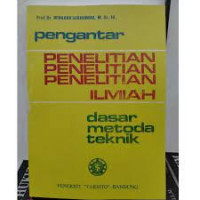 Pengantar penelitian ilmiah