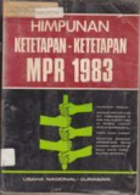 Himpunan ketetapan-ketetapan MPR 1983