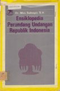 Ensiklopedi perundang-undangan republik Indonesia