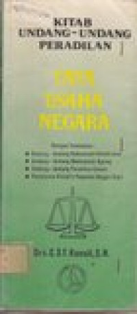 Kitab undang-undang peradilan tata usaha negara