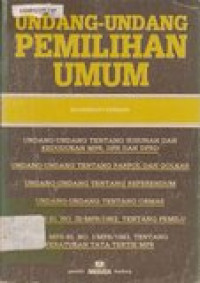 Undang-undang pemelihan umum