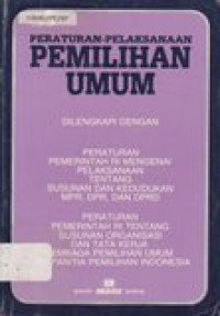 Peraturan pelaksanaan pemilihan umum