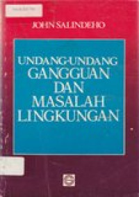 Undang-undang gangguan dan masalah lingkungan