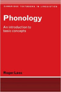 Phonology: an introduction to basic concepts