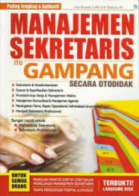 Manajemen sekretaris itu gampang secara otodidak