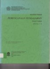 Materi Pokok Perencanaan Pengajaran