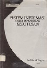 Sistem informasi untuk pengambilan keputusan