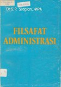 Filsafat administrasi