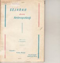 Sejarah dan antropologi