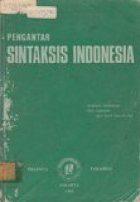 Pengantar sintaksis Indonesia