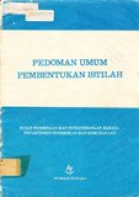 Pedoman umum pembentukan istilah