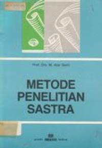 Metode Penelitian Sastra