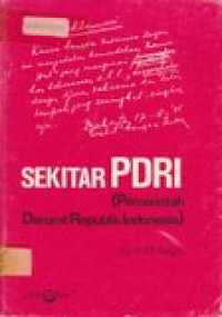 Sekitar PDRI (Pemerintah Darurat Republik Indonesia)