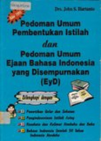 Pedoman umum pembentukan istilah dan pedoman umum ejaan bahasa Indonesia…