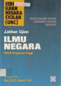 Latihan ujian ilmu negara untuk Perguruan Tinggi