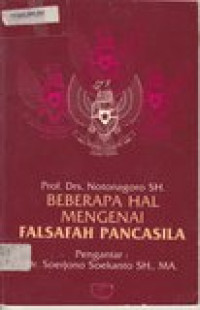 Beberapa hal mengenai falsafah pancasila