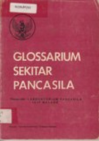 Glossarium: sekitar pancasila