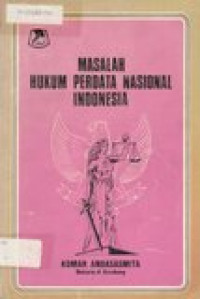 Masalah hukum perdata nasional Indonesia