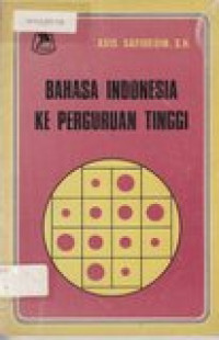 Bahasa Indonesia ke perguruan tinggi