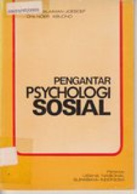 Pengantar psychologi sosial