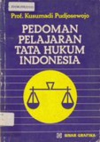 Pedoman pelajaran tata hukum Indonesia