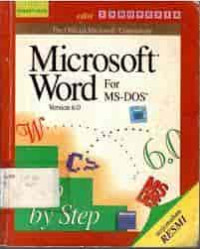 Microsoft Word For MS-DOS Version 6.0