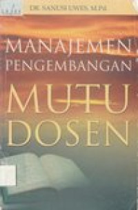 Manajemen pengembangan mutu Dosen