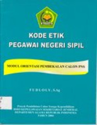 Kode etik pegawai negeri sipil