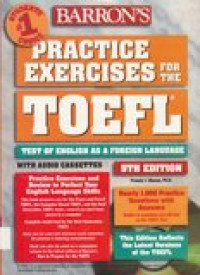 Barron's practice exercises for the TOEFL