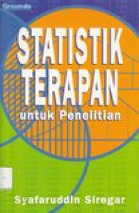 Statistik Terapan Untuk penelitian