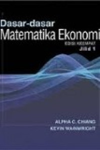 Dasar-dasar matematika ekonomi