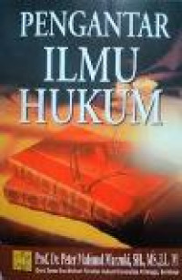 Pengantar ilmu hukum