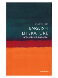 English literature : a very short introduction