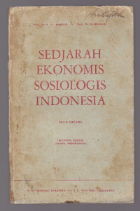 Sejarah ekonomis sosiologis Indonesia