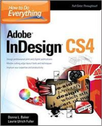 How to do everything:  Adobe InDesign  CS4