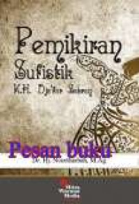 Pemikiran sufistik K.H. Dja'far Sabran