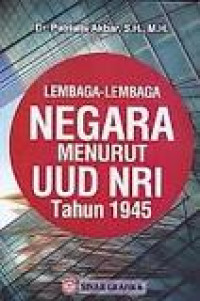 Lembaga-lembaga negara menurut UUD NRI tahun 1945