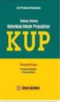 Seri peraturan undang-undang ketentuan umum perpajakan (KUP)