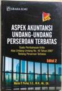 Aspek akuntansi undang-undang perseroan terbatas