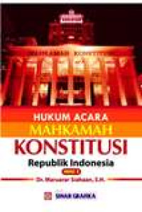Hukum acara mahkamah konstitusi republik Indonesia